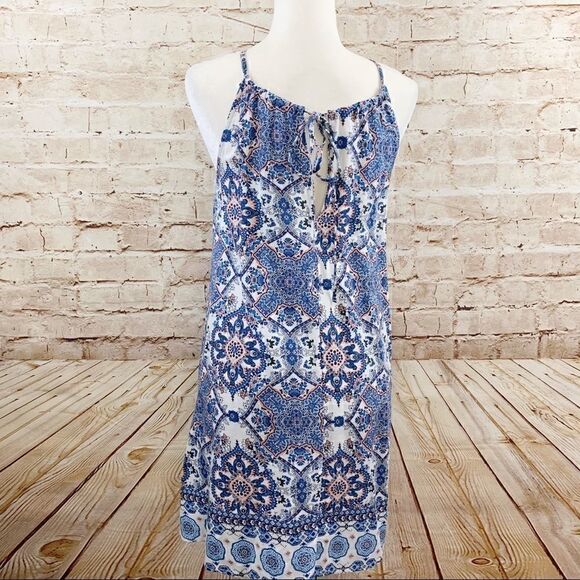 Derek Heart sleeveless fringe shift dress - Picture 2 of 7